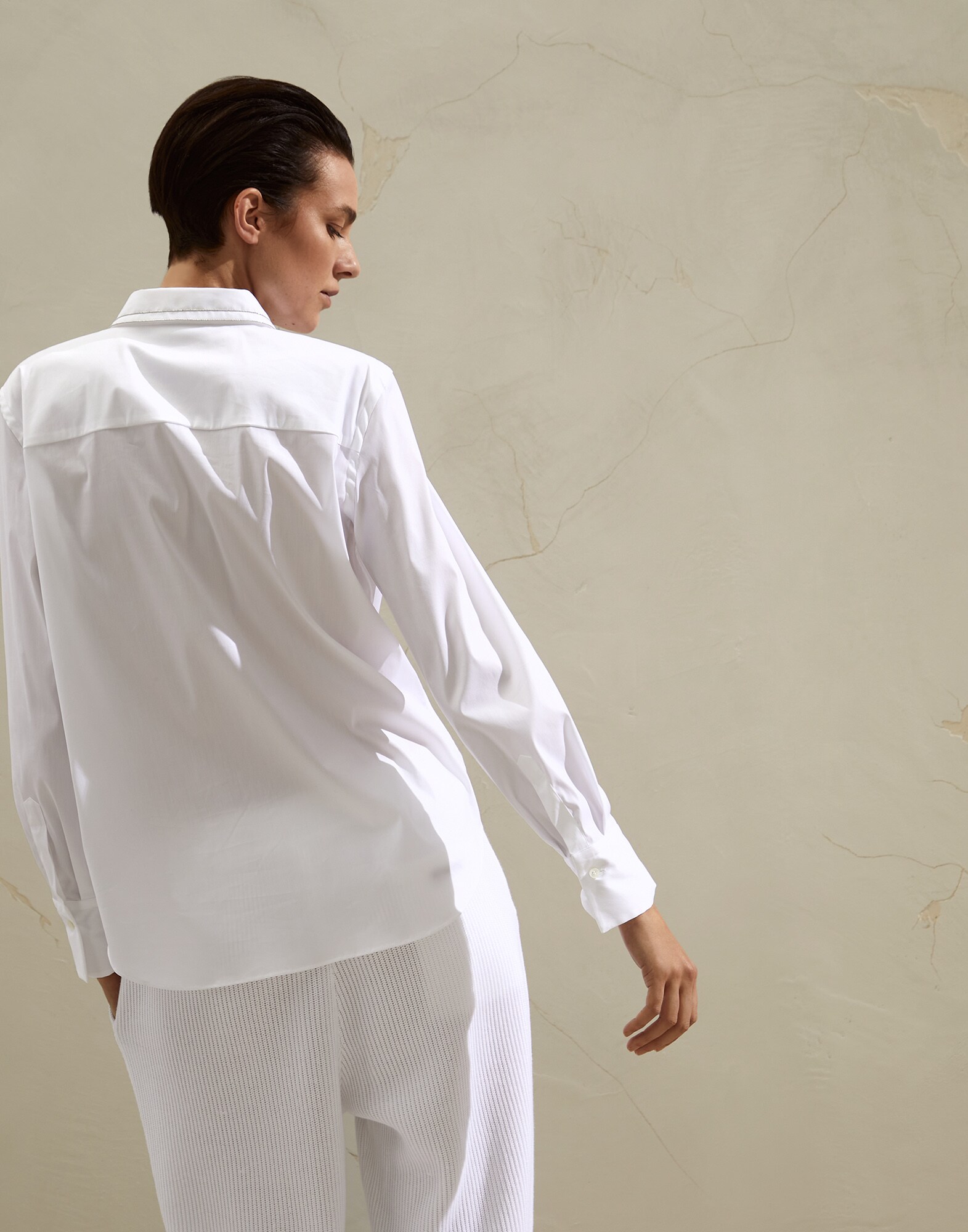 Cotton Shirt - Back view