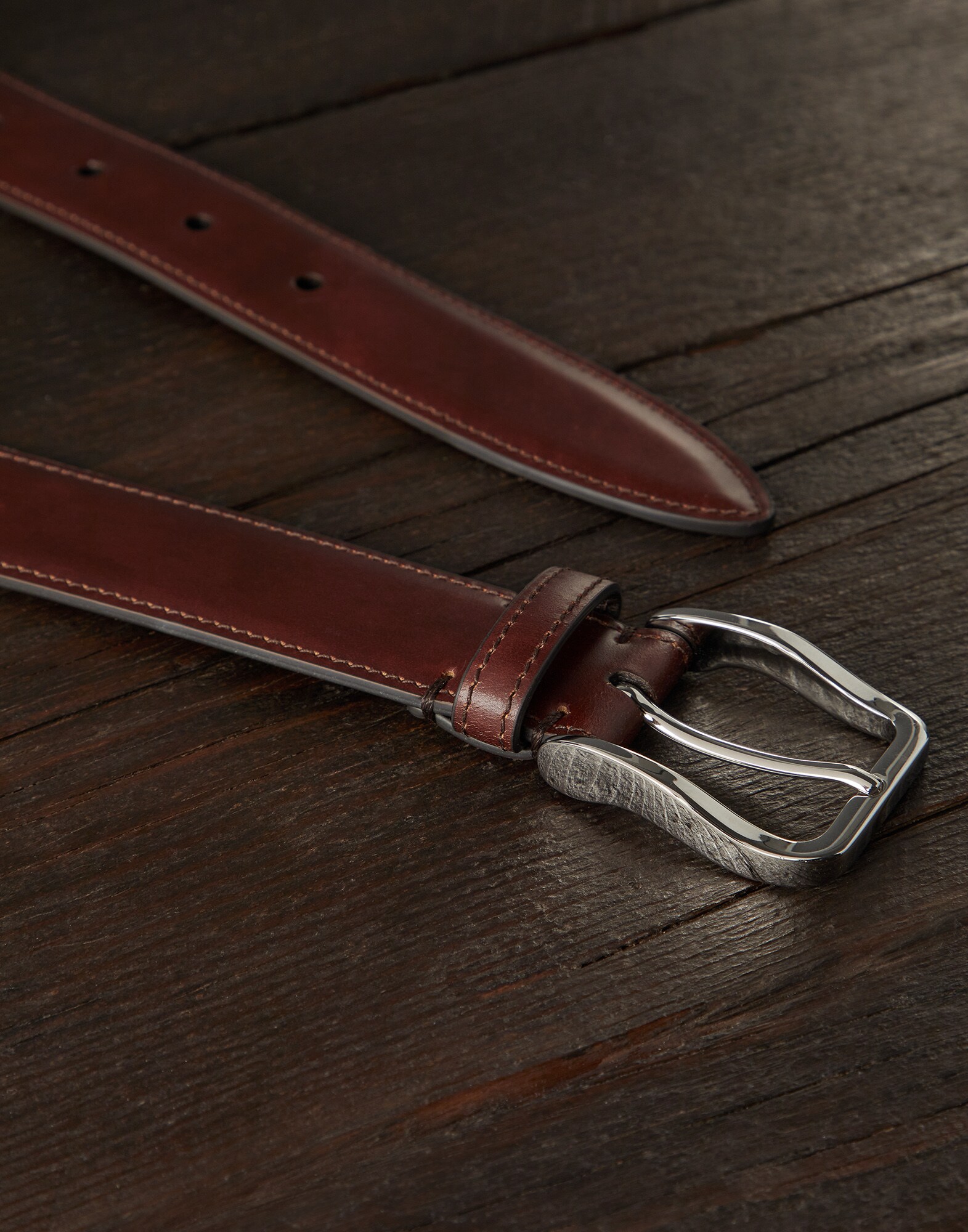 Formal calfskin belt
                            Brown Man - Brunello Cucinelli
                        