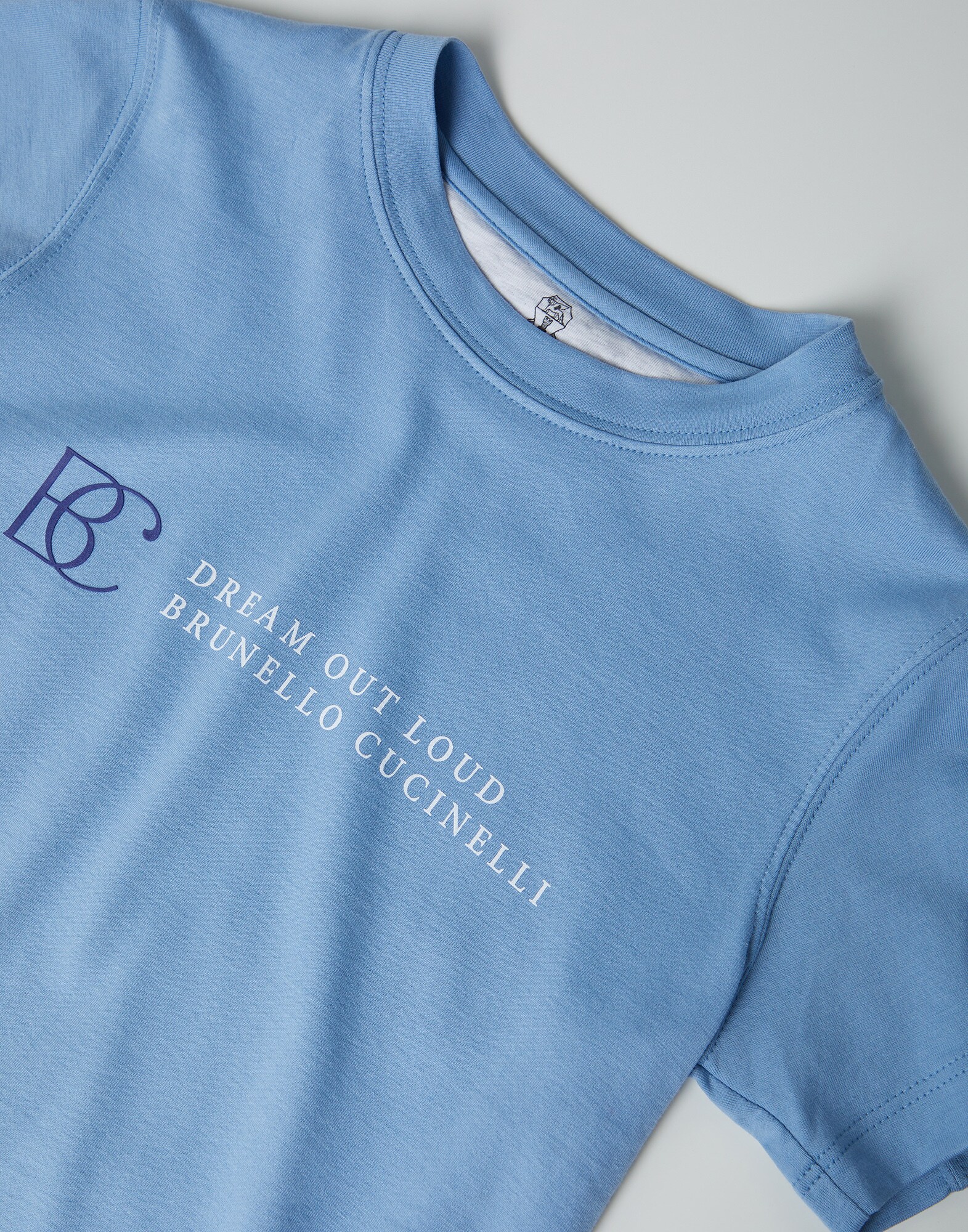T-shirt with print
                            Azure Boy - Brunello Cucinelli
                        