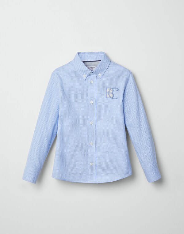 Button-down collar shirt Azure Boy - Brunello Cucinelli 
