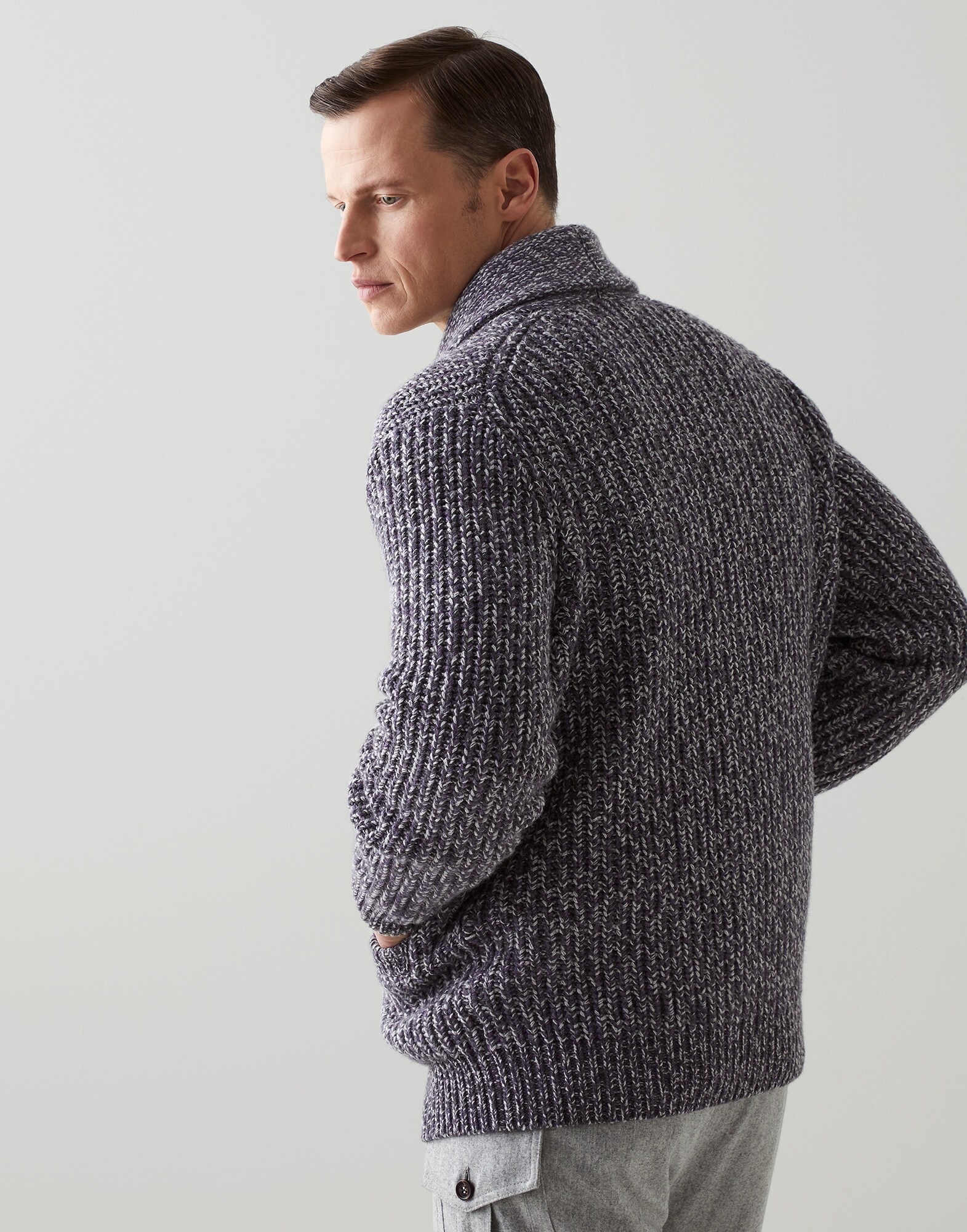 Button-front Cardigan - Back view