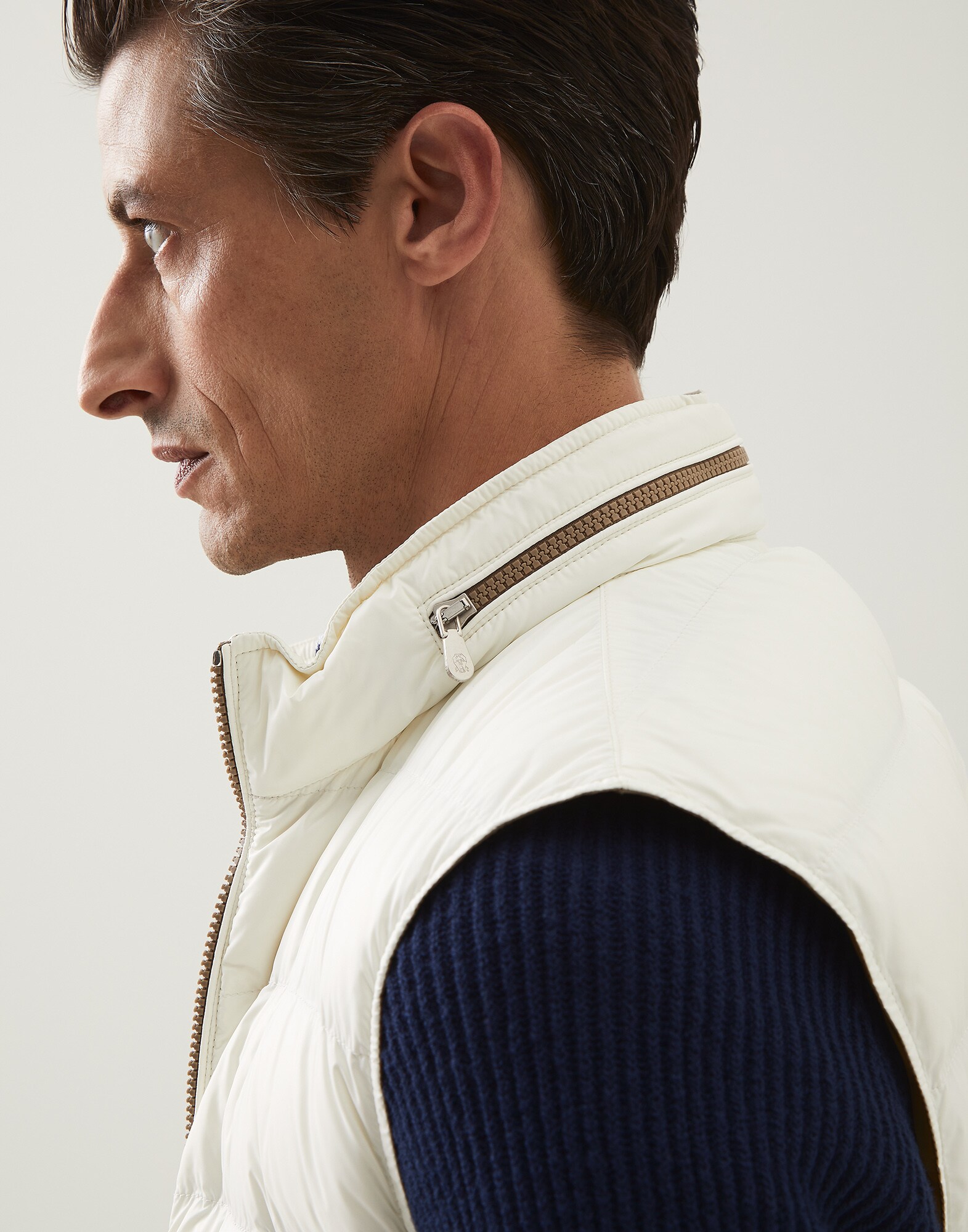 Down Sleeveless Jacket - Detail view