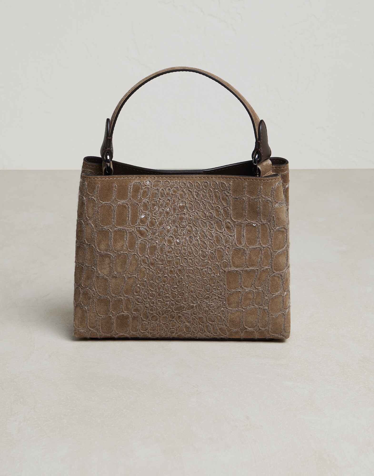 Suede bag