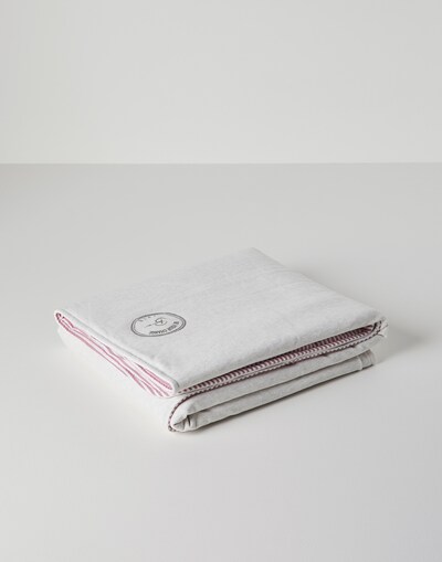 棉毛圈布盖毯 燕麦色 儿童用品 - Brunello Cucinelli 