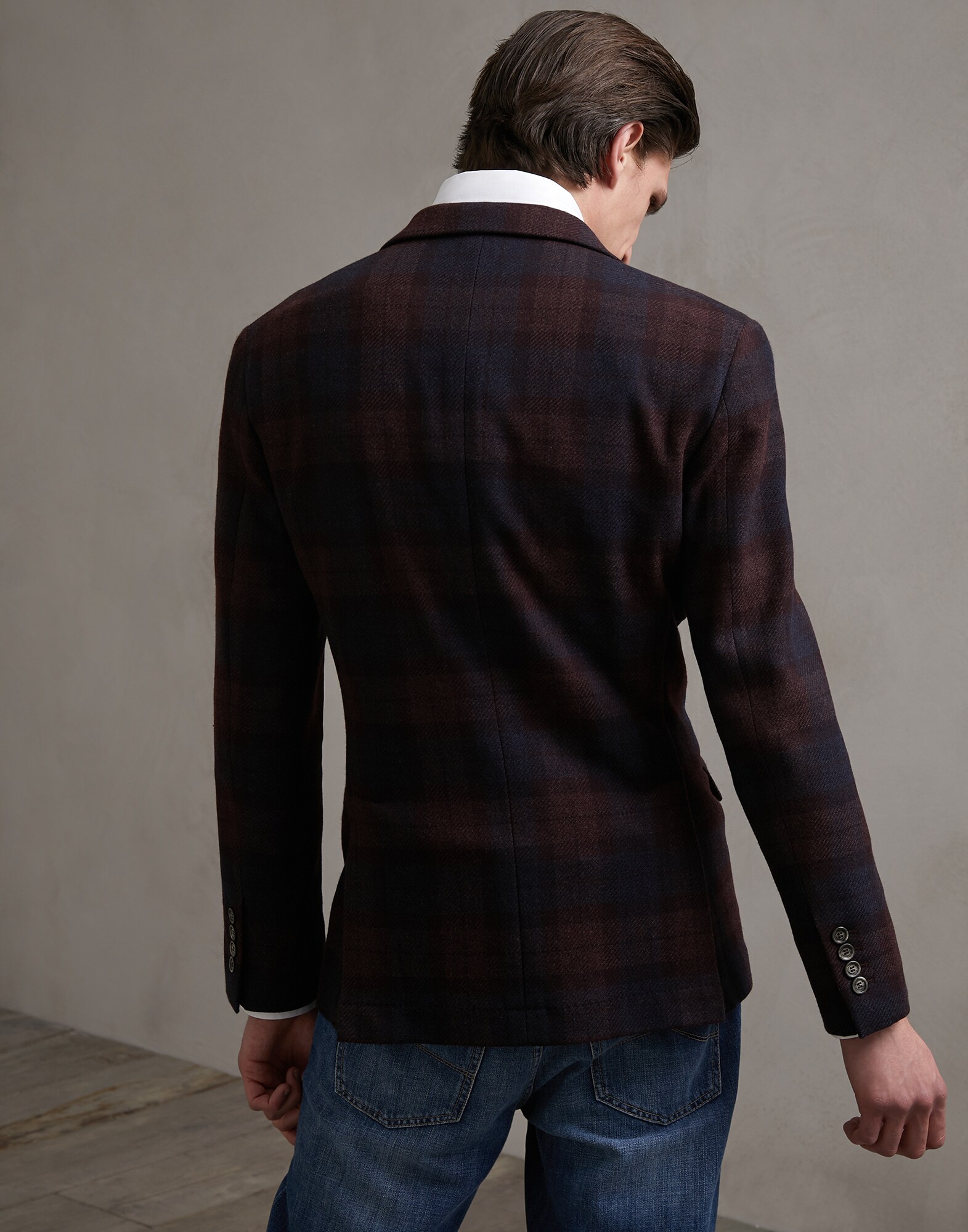Single Breasted Blazer - Back view