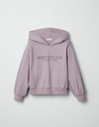 Sweatshirt with hood Lavender Girl -
                        Brunello Cucinelli
                    