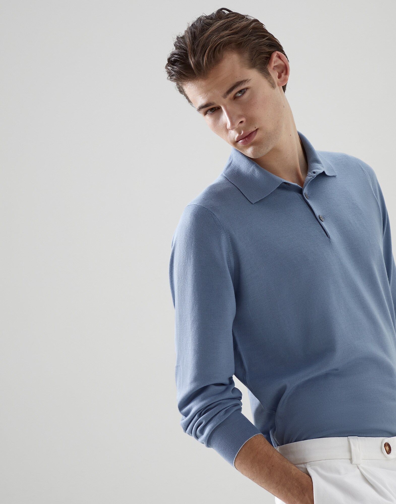 Polo-Style Sweater - Editorial view