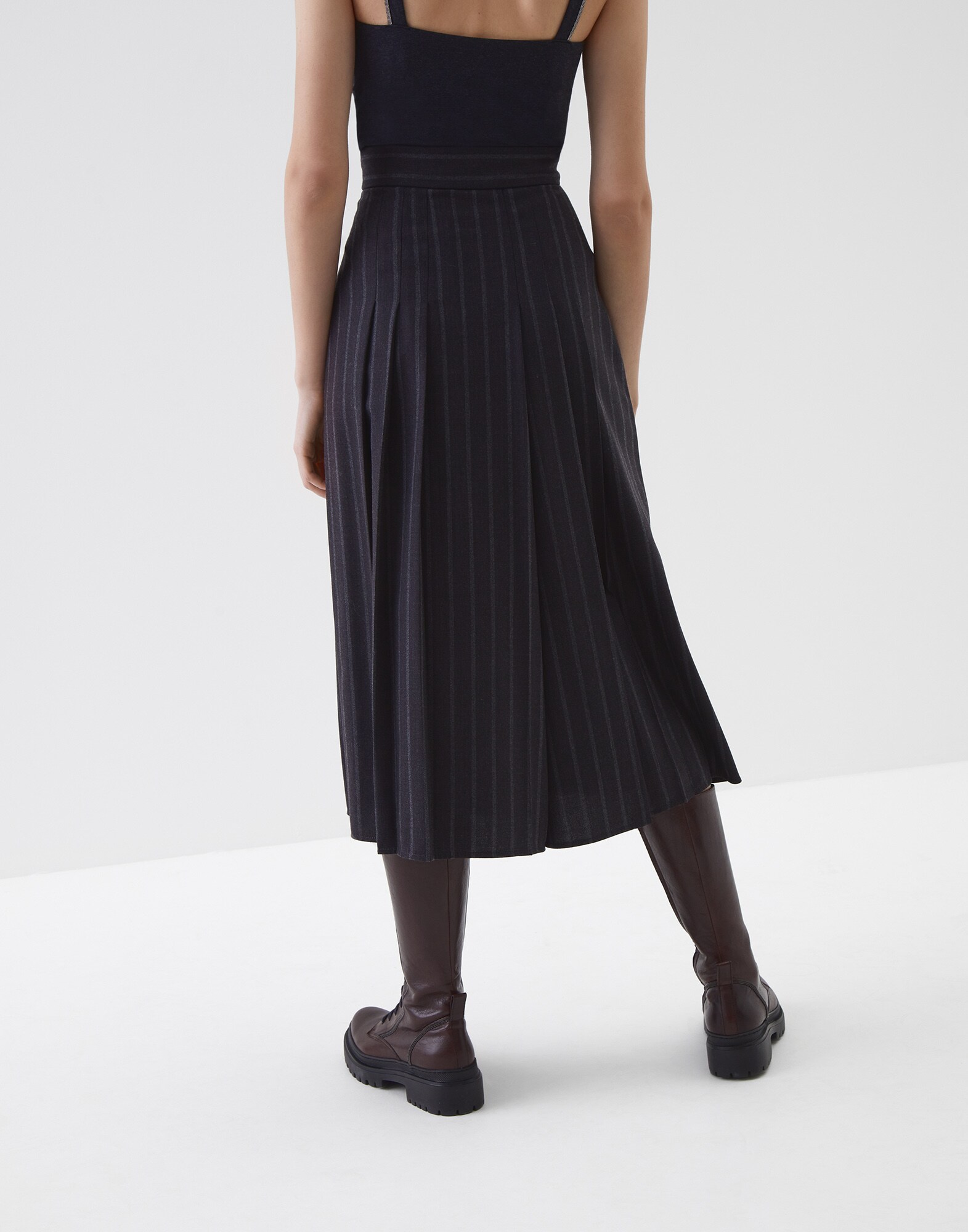 Trousers Dark Grey Woman 2 - Brunello Cucinelli