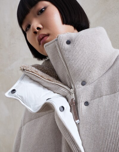 Knit Down Jacket - Detail view