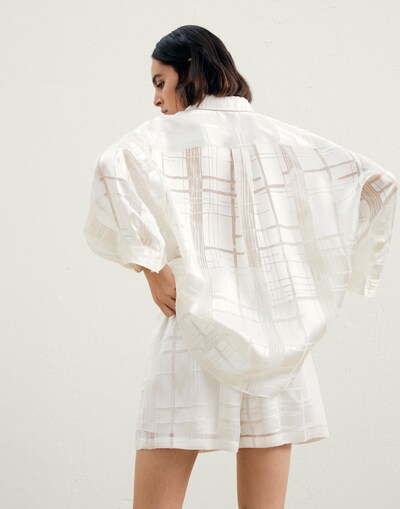 Silk Shirt - Back view