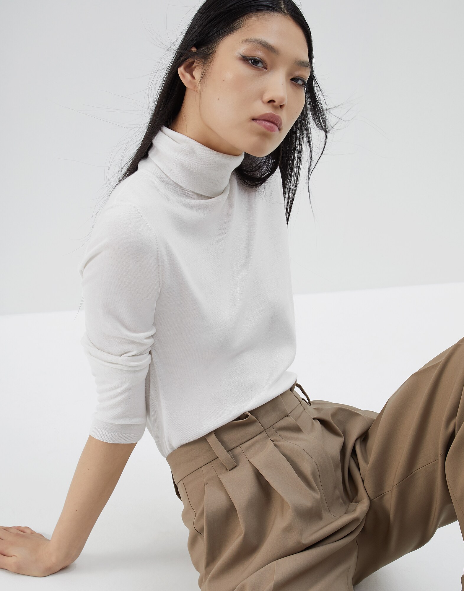 高领针织衫 - Editorial