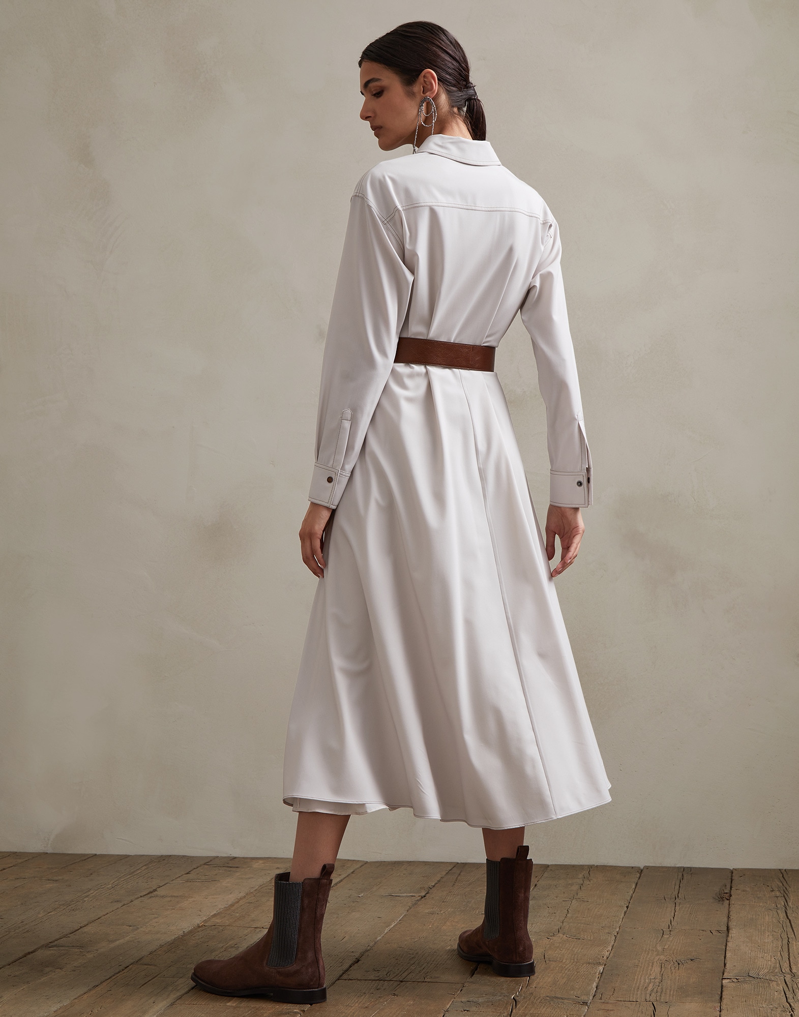 Gown Milk Woman 1 - Brunello Cucinelli