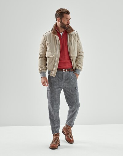 Zip Neck Sweater - Full look