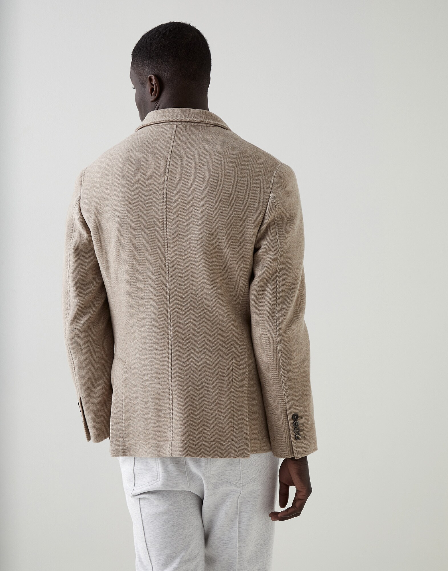 Blazer-style Outerwear - Back view