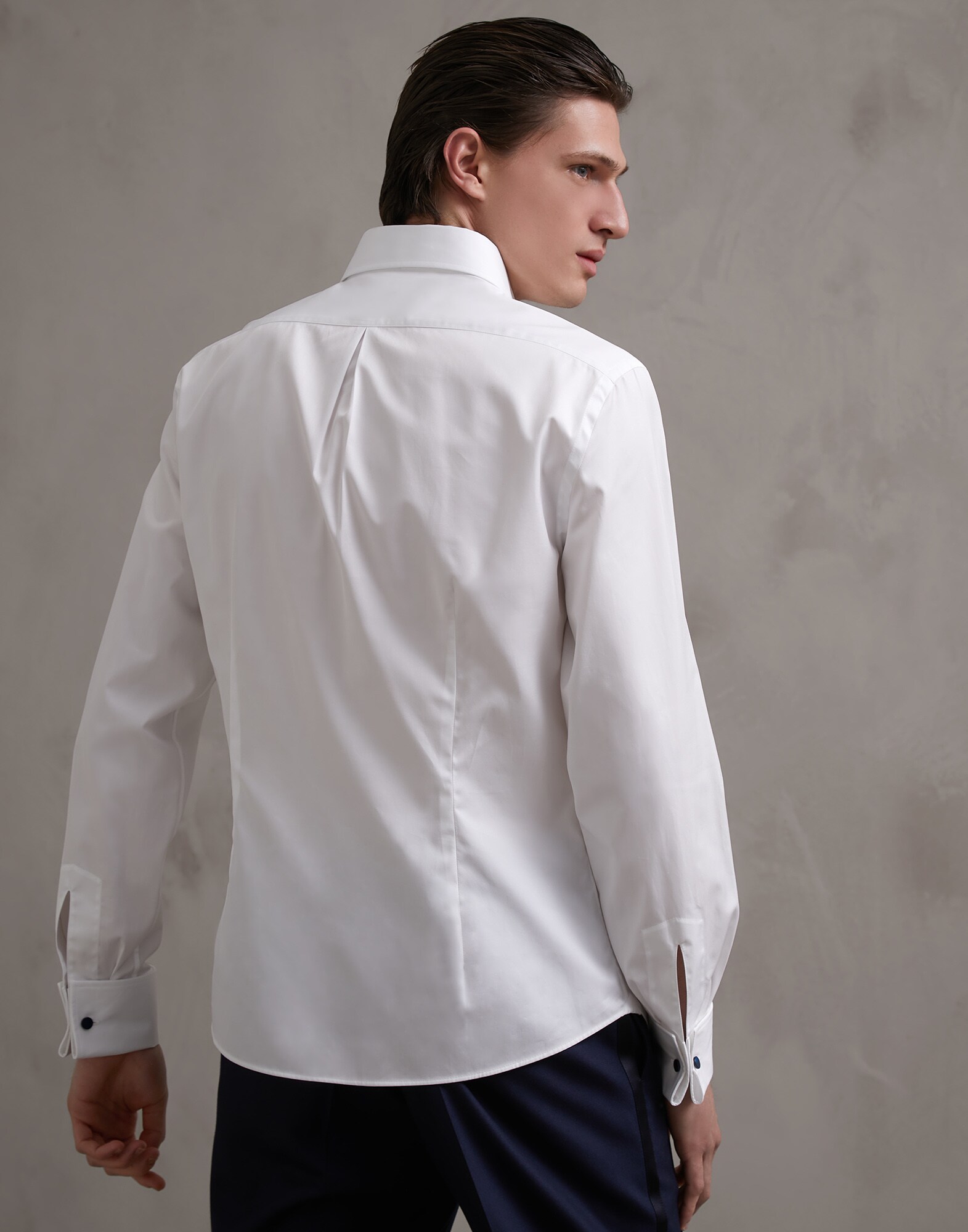 礼服衬衫 白色 男款 2 - Brunello Cucinelli