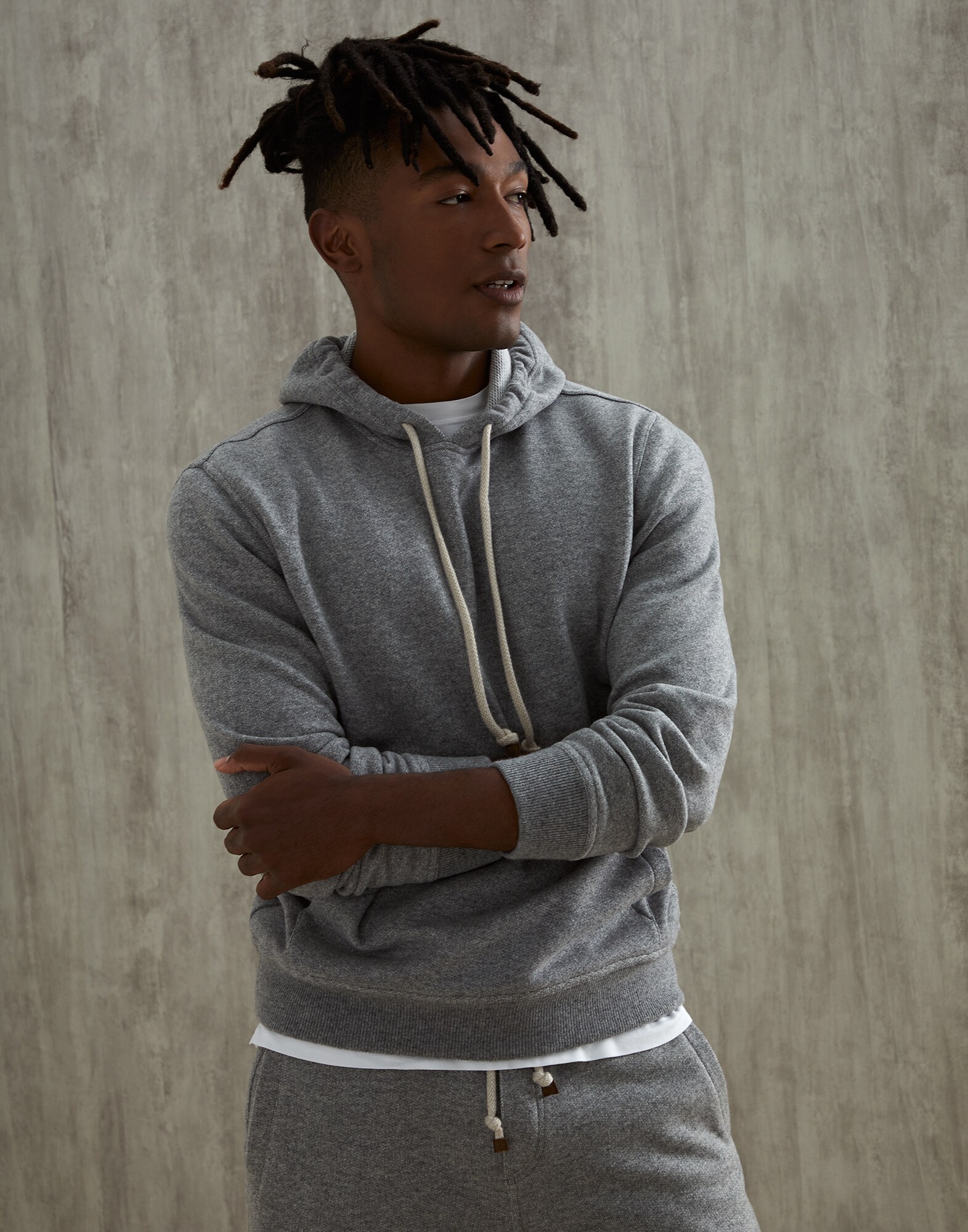 Cashmere sweatshirt Medium Grey Man - Brunello Cucinelli