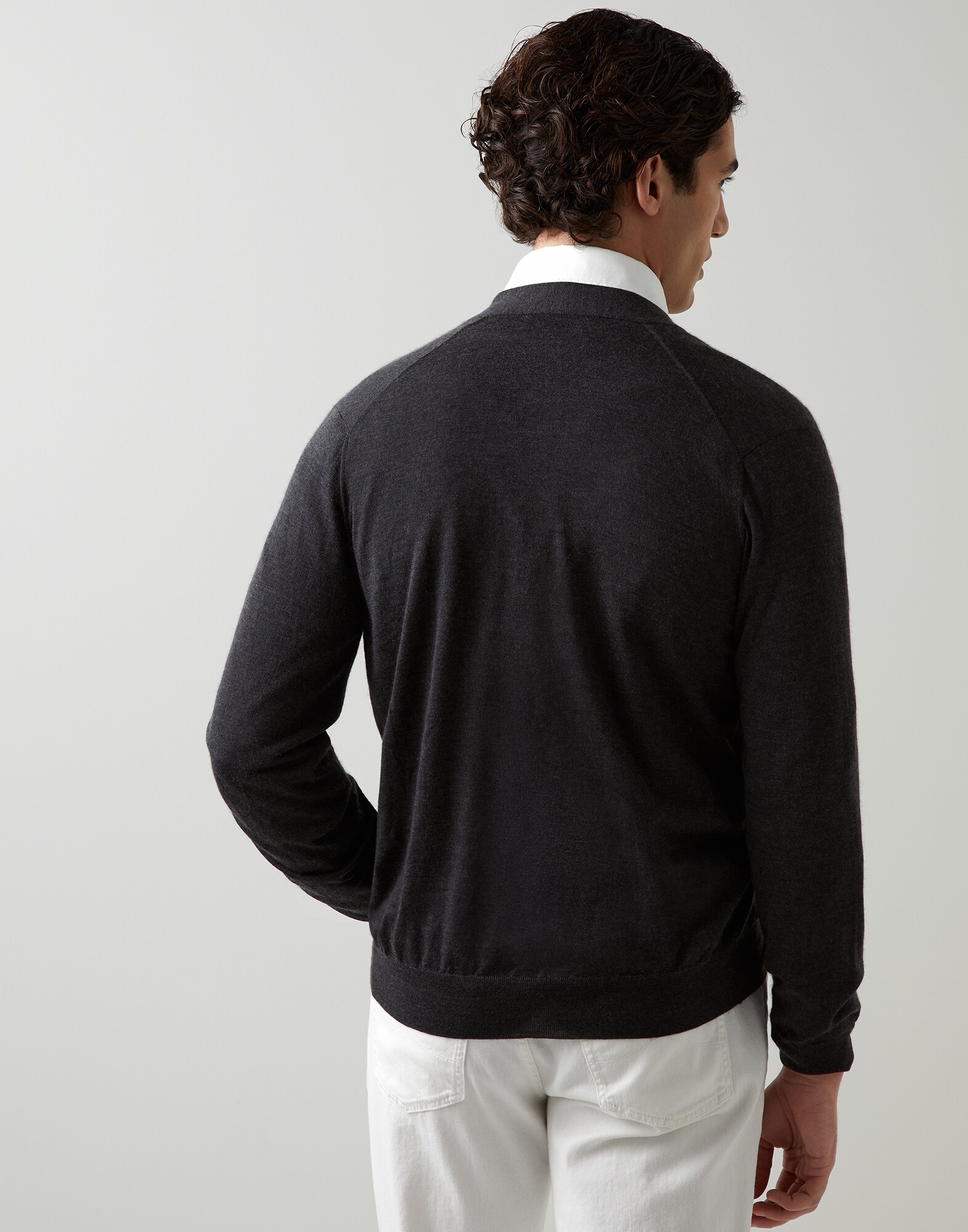 Button-front Cardigan - Back view