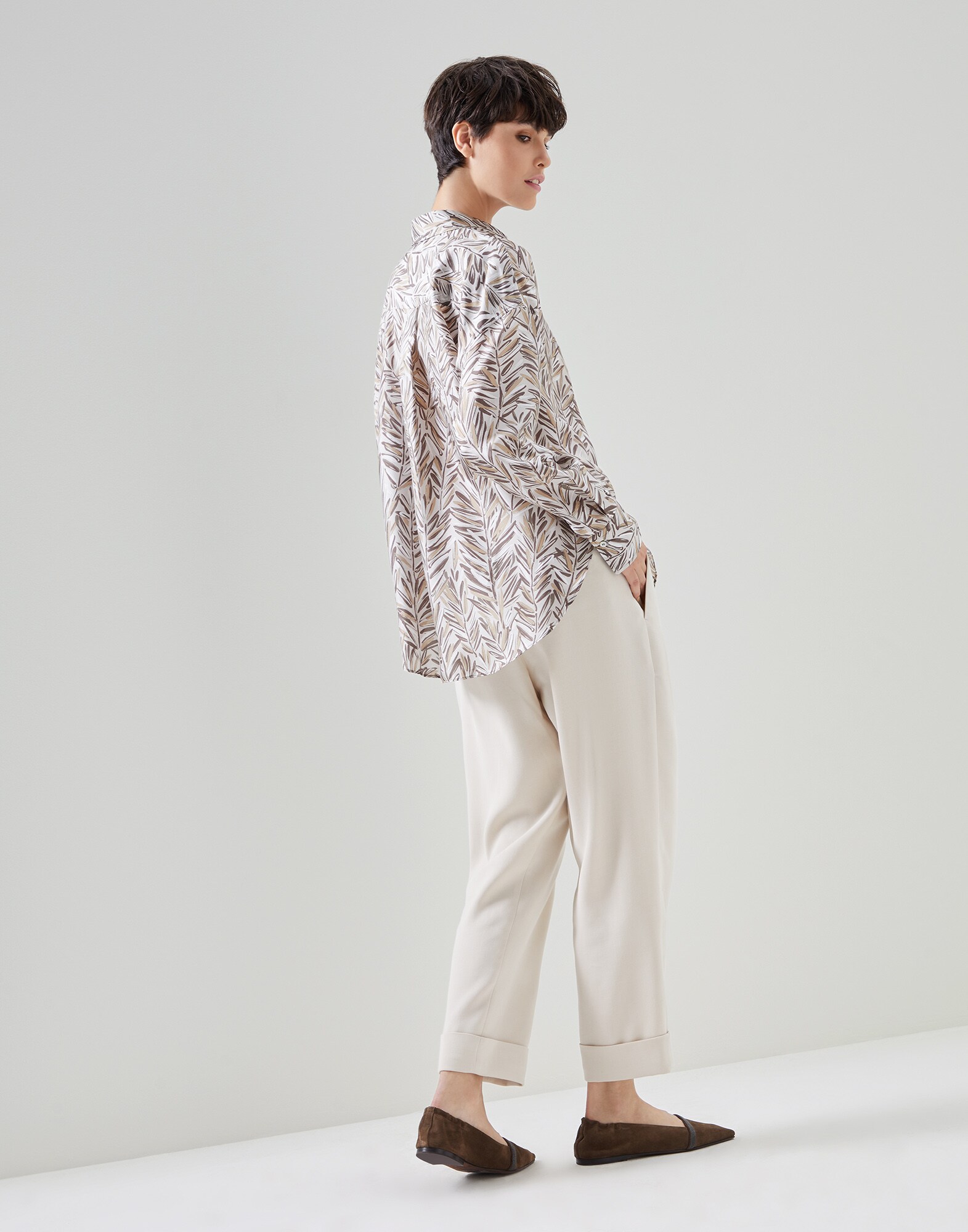 Silk Shirt - Back view