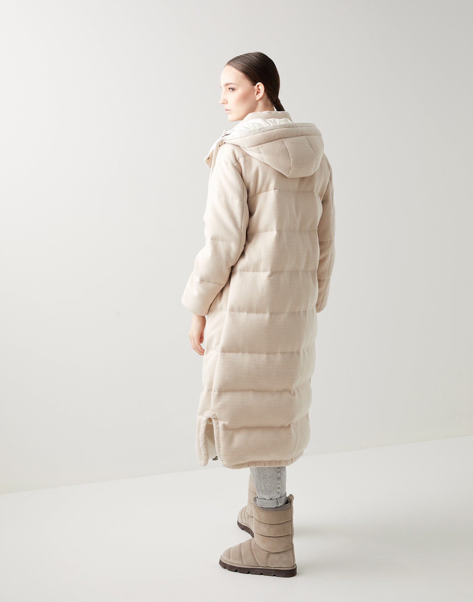 Knit Down Jacket - Back view