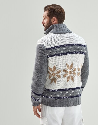Zip-front Cardigan - Back view