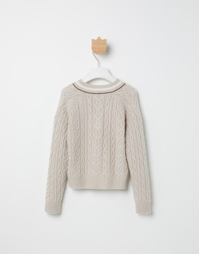 V-neck Sweater - Back view