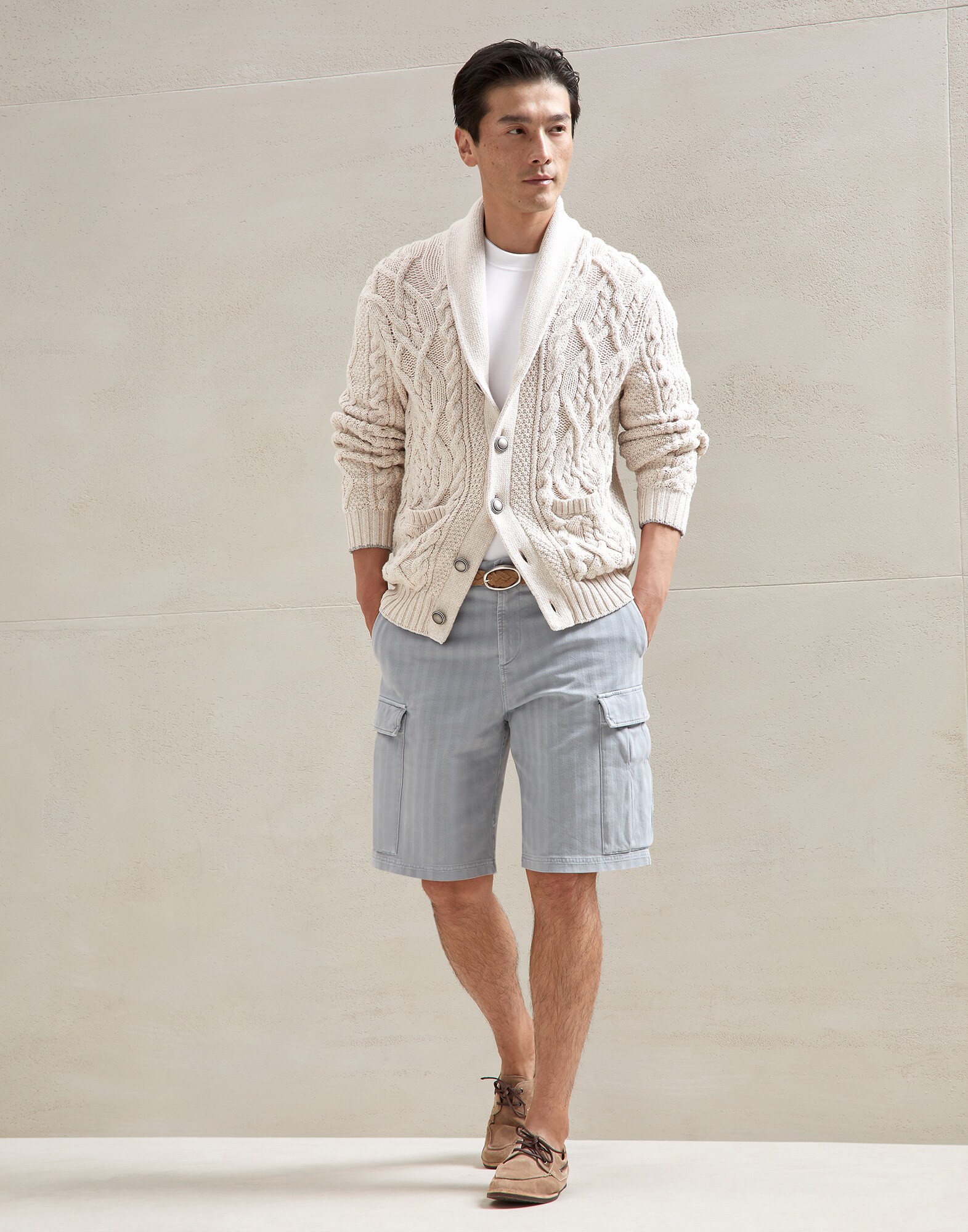 Button-front Cardigan - Full look