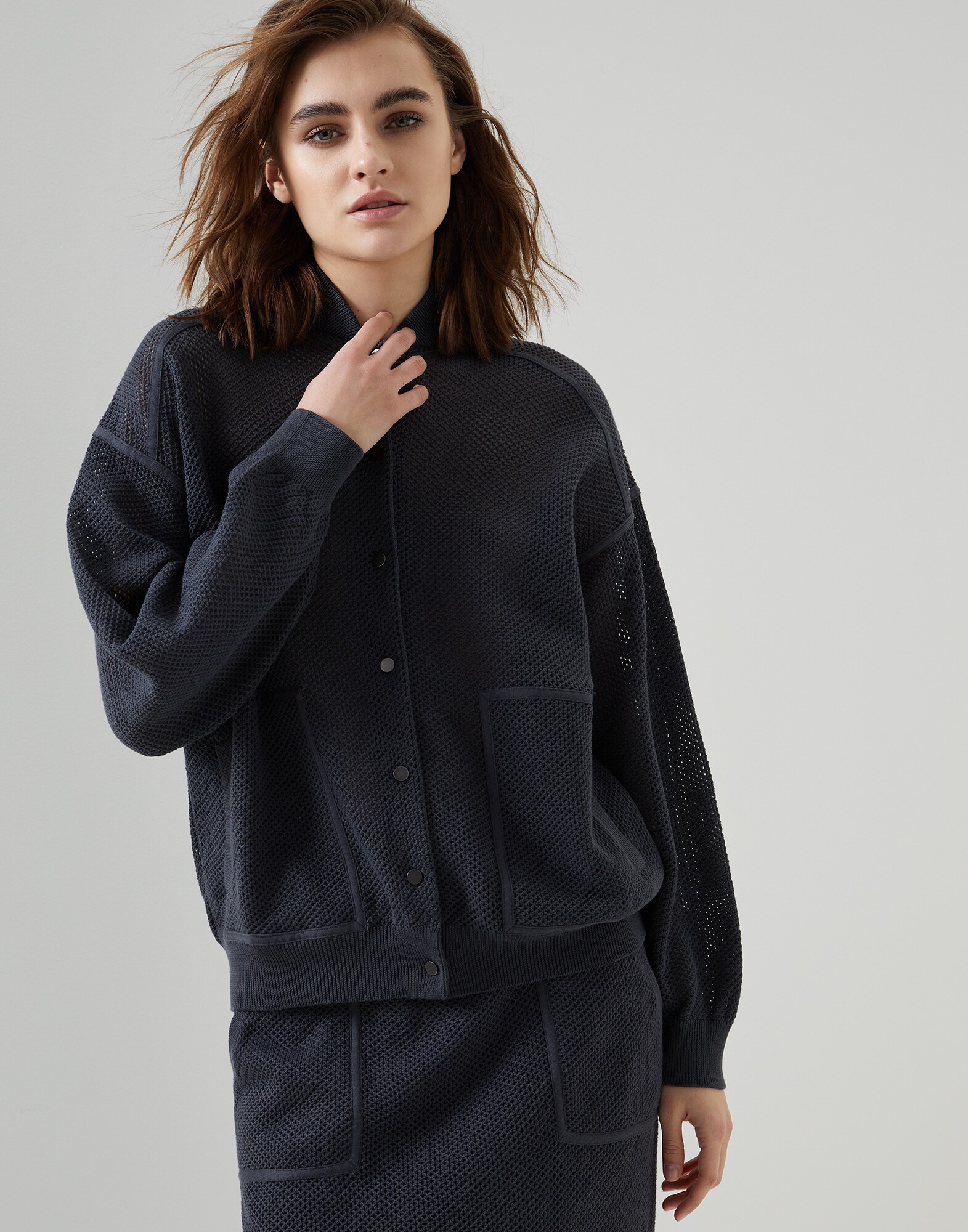 Outerwear-style Cardigan - Front view