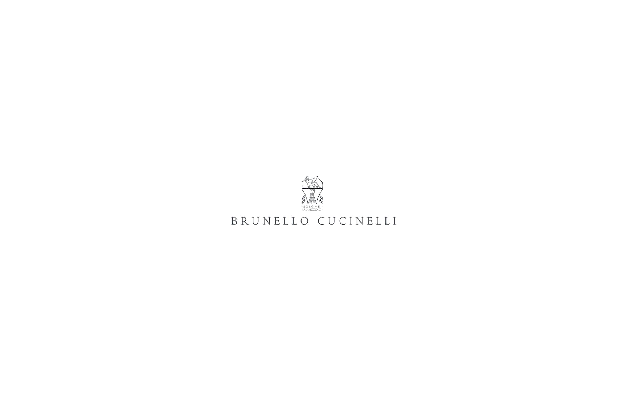  不对称半裙 雪灰色 女款 - Brunello Cucinelli 